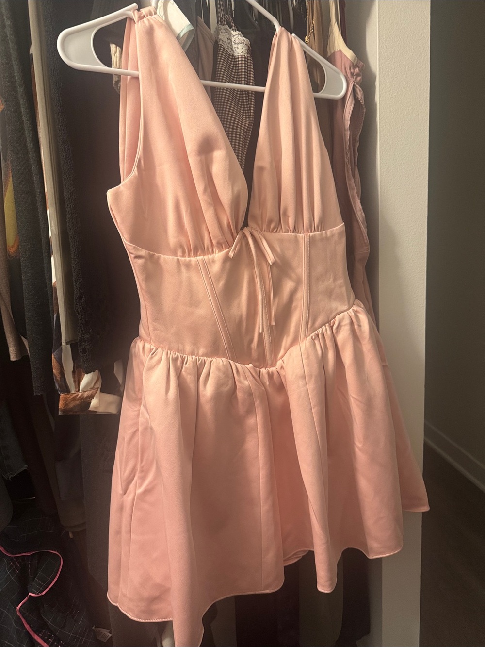 House of cb emmeliette dress pink size S - Picture 3 of 5